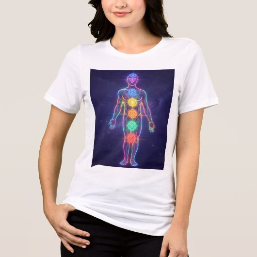 T-shirt En Tri-matière Les 7 chakras (Recto)