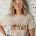 T-shirt En Tri-matière Les Bibliothèques super Rétro Sont Mon Vibe, Bibli<br><div class="desc">T-shirt "Bibliothèques Are My Vibe" de style rétro,  pour bibliothécaires,  archivistes et assistants de bibliothèque.</div>