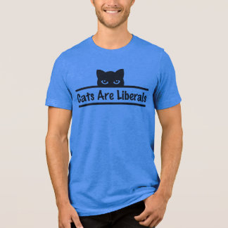 T-shirt En Tri-matière Les chats sont libéraux