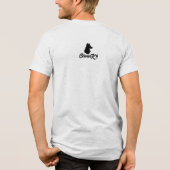 T-shirt En Tri-matière Les Chiens Sont Meilleurs [Blk/Blu] (Verso)