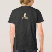 T-shirt En Tri-matière Les Chiens Sont Meilleurs [Wht/Crm] (Verso)