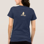 T-shirt En Tri-matière Les Chiens Sont Meilleurs [Wht/Crm] (Verso)