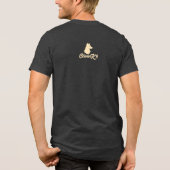 T-shirt En Tri-matière Les Chiens Sont Meilleurs [Wht/Crm] (Verso)