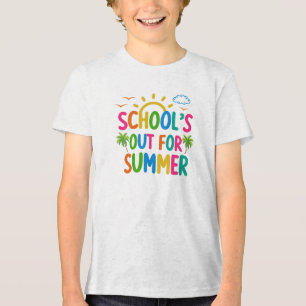 T-shirt En Tri-matière Les classes sont finies pour l'été