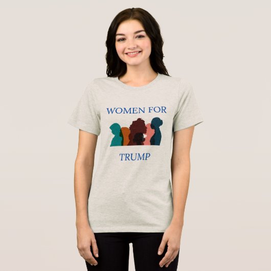T-shirt En Tri-matière Les femmes pour Trump (Recto plein)