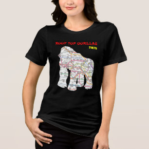 T-shirt En Tri-matière Les gorilles du toit et les rails de Tokyo