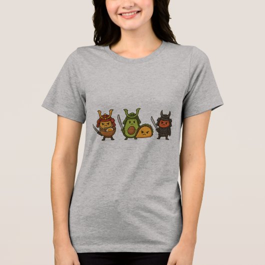 T-shirt En Tri-matière Les guerriers alimentaires de Samurai (Recto)