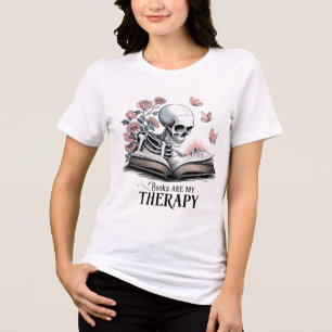 T-shirt En Tri-matière Les livres sont mon Louveur de livre thérapeutique
