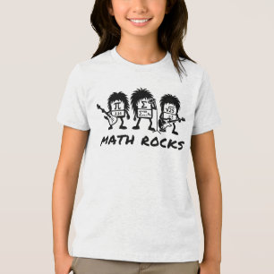 T-shirt En Tri-matière Les maths détonnent Humour de groupe de rock acadé