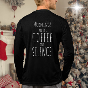 T-shirt En Tri-matière Les matinées amusantes sont pour une manche longue