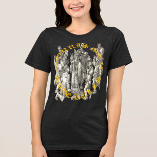T-shirt En Tri-matière Les Morris Men ont des cloches Art médiéval Texte
