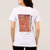 T-shirt En Tri-matière Les mots fournissent un message inspirant pour les (Verso)