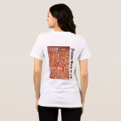 T-shirt En Tri-matière Les mots fournissent un message inspirant pour les (Verso intégral)