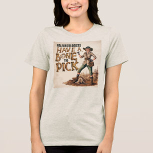 T-shirt En Tri-matière Les paléontologues ont un os à choisir