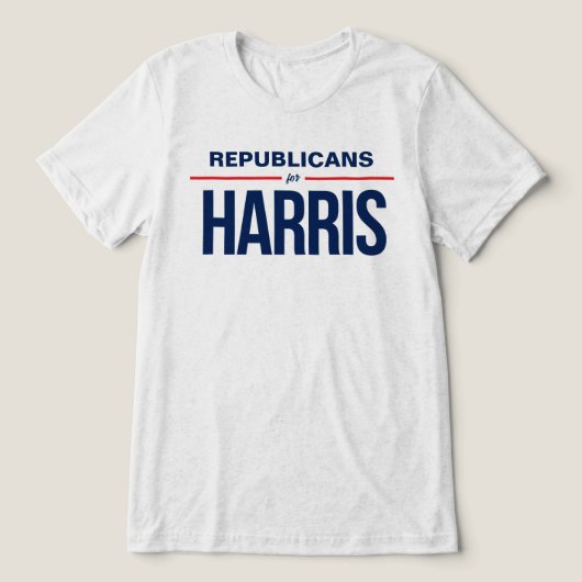 T-shirt En Tri-matière Les républicains pour Harris (Design Recto)