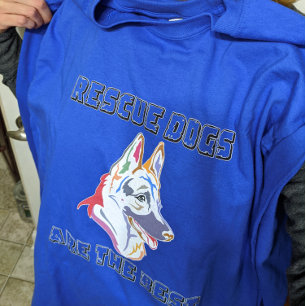 T-shirt En Tri-matière Les sauvetages sont les meilleurs - Berger alleman