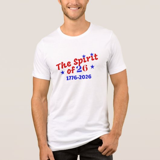 T-SHIRT EN TRI-MATIÈRE L'ESPRIT DE 26 (Recto)
