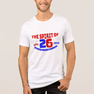 T-SHIRT EN TRI-MATIÈRE L'ESPRIT DE 26 : SEMIQUINCENTENNIAL