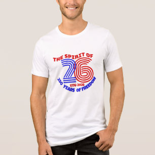 T-SHIRT EN TRI-MATIÈRE L'ESPRIT DE 26 VIT SUR : 250 ANS DE LIBERTÉ