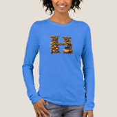 T-shirt En Tri-matière Letter H Thanksgiving gift style (Recto)
