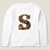 T-shirt En Tri-matière Letter S Thanksgiving turkey style gift (Motif recto)