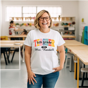 T-shirt En Tri-matière Lettre de l'université des enseignants colorés à p