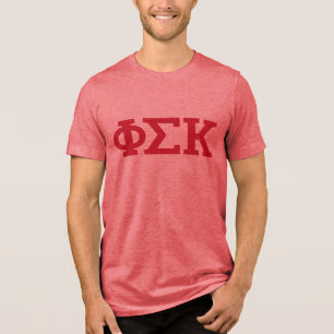 T-shirt En Tri-matière Lettres Phi Sigma Kappa