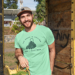 T-shirt En Tri-matière L'herbe est en appel et je dois mow mow amusant gr