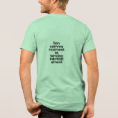 T-shirt En Tri-matière l'heure (Verso)