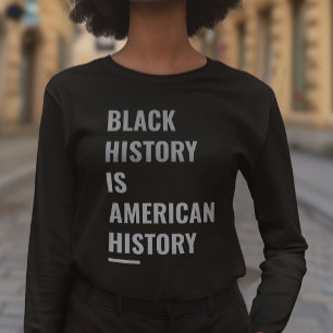 T-shirt En Tri-matière L'Histoire Noire Est L'Histoire Américaine - Long 