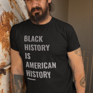 T-shirt En Tri-matière L'histoire noire est l'histoire américaine - Titre