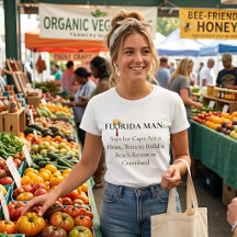 L'homme de Floride satirique femmes de la plage du