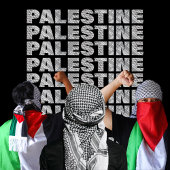 T-shirt En Tri-matière Libérez La Palestine Dans Le Design De L'Écharpe P