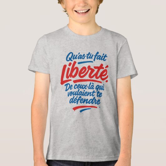 T-shirt En Tri-matière Liberté (Recto)