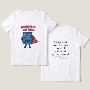 T-shirt En Tri-matière Liberté de la presse : La vérité est le pouvoir