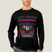 T-shirt En Tri-matière Liberté depuis 1776 - Aigle Bald (Recto)