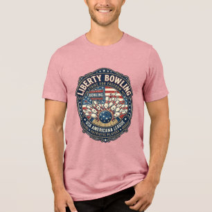 T-shirt En Tri-matière Liberty Bowling Patriotique Bowling Patriotique Vi