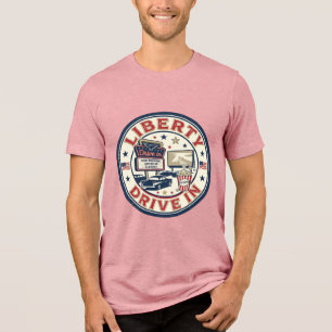 T-shirt En Tri-matière Liberty Drive In Patriotique Patriotique Drive In