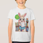 T-shirt En Tri-matière 🐰📚 Librarian-in-Training Star – Rabbit Edition (Recto)