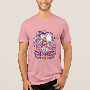 T-shirt En Tri-matière Licorne trop mignonne pour effrayer l'art coloré d