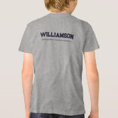 T-shirt En Tri-matière Lieu de ski personnalisé Nom de la date (Verso)