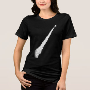 T-shirt En Tri-matière Ligne artistique de traînée de vapeur au lancement