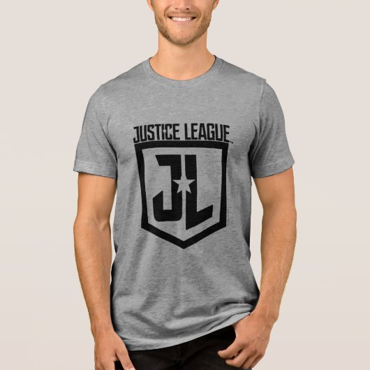 T-shirt En Tri-matière Ligue de Justice | Bouclier JL (Recto)