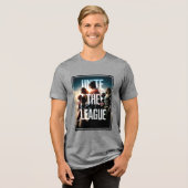 T-shirt En Tri-matière Ligue de Justice | Unissez La Ligue (Recto plein)