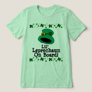 T-shirt En Tri-matière Lil' Leprechaun à bord Grossesse de maternité