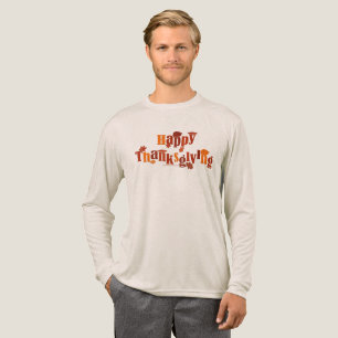 T-shirt En Tri-matière L'image de Thanksgiving festive et lumineuse de Sl