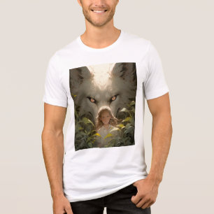 T-shirt En Tri-matière L'Imaginaire mystique Wolf Guardian Anime
