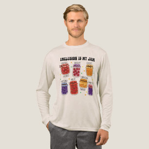 T-shirt En Tri-matière L'inclusion est ma confiture drôle