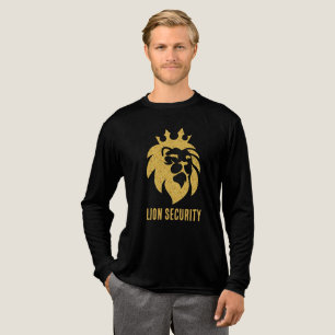 T-shirt En Tri-matière Lion Avec Couronne - Or Style 1