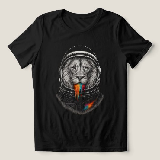 T-shirt En Tri-matière Lion cosmique (Design Recto)